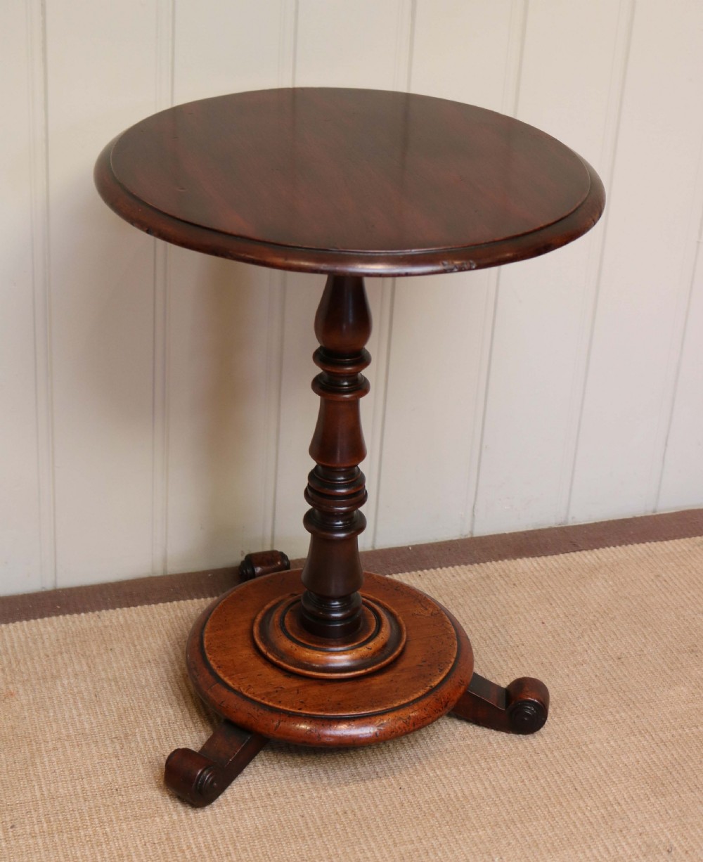 Small Proportioned Mahogany Circular Table View III