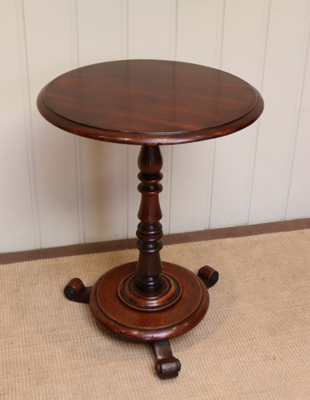 Small Proportioned Mahogany Circular Table View VI