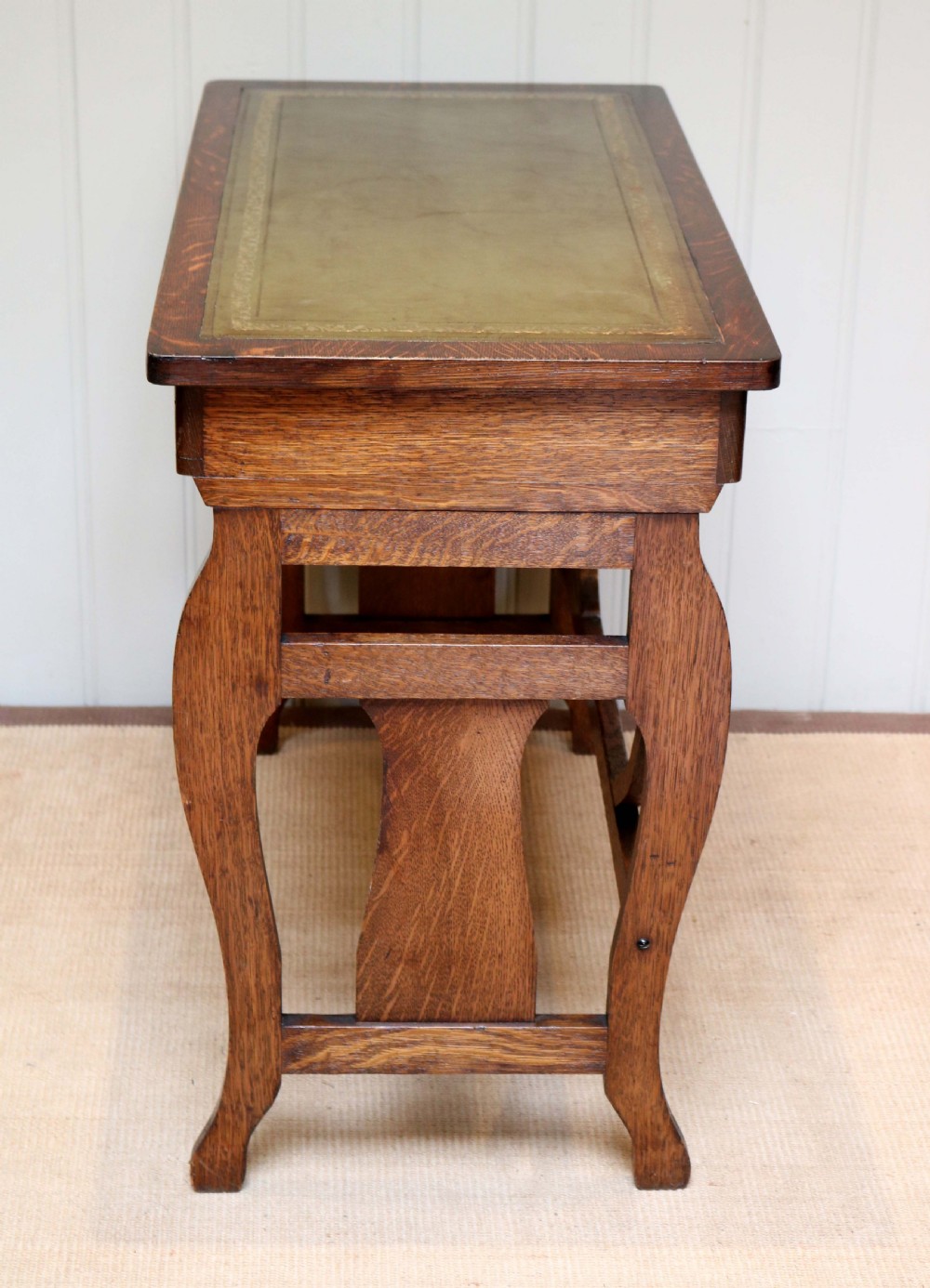 Arts And Crafts Inspired Oak Writing Desk View VI