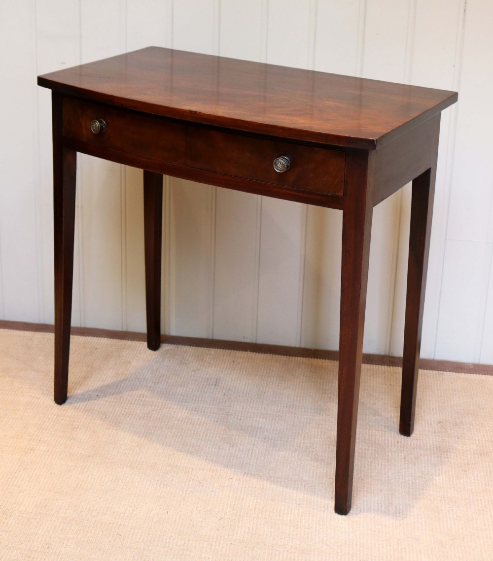 Edwardian Mahogany Bow Front Table  View V