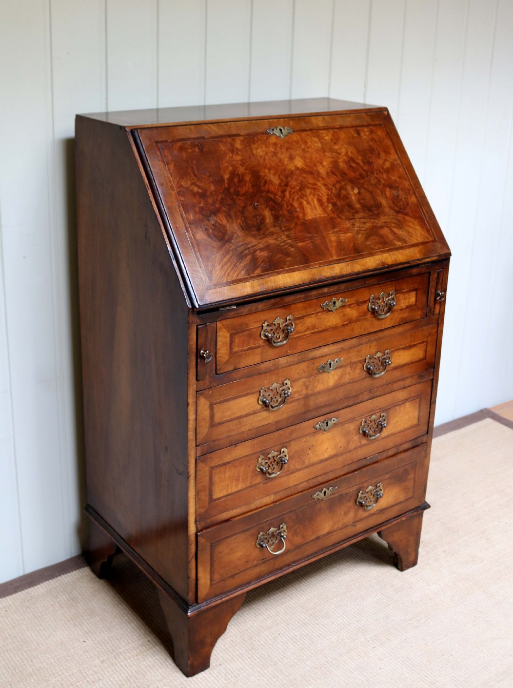 Burr Walnut Bureau View VI