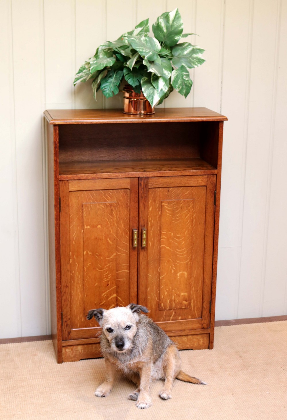 Small Proportioned Oak Cabinet  View VI