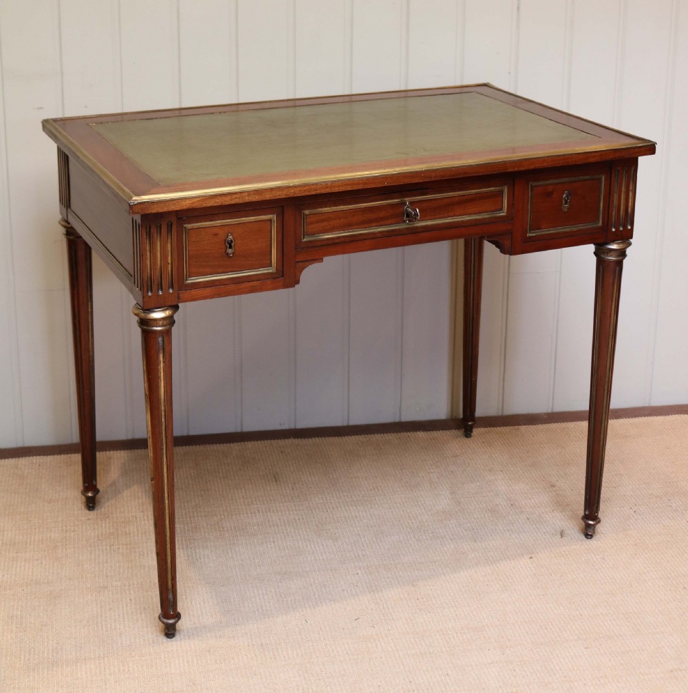 French Mahogany Writing Desk View VII