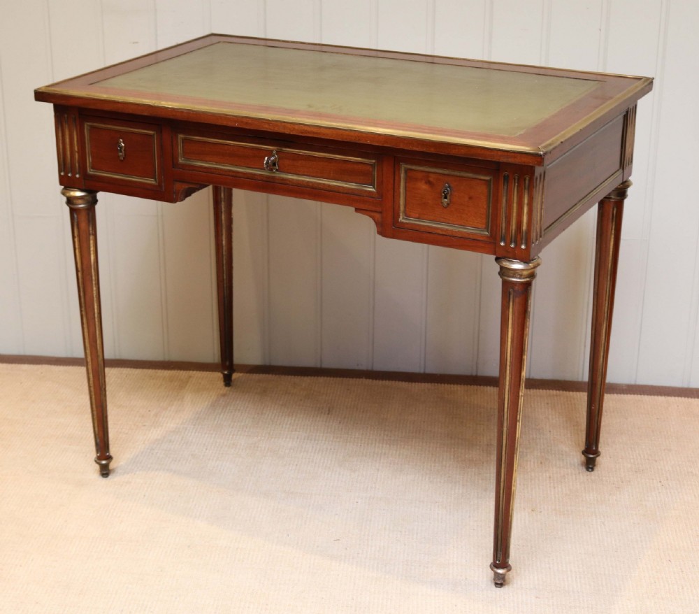 French Mahogany Writing Desk View VIII