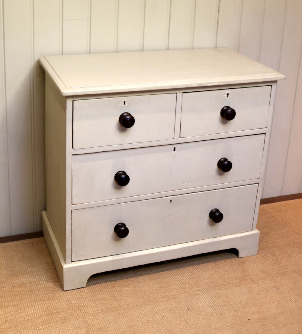 Small Proportioned Victorian Painted Chest Of Drawers View III