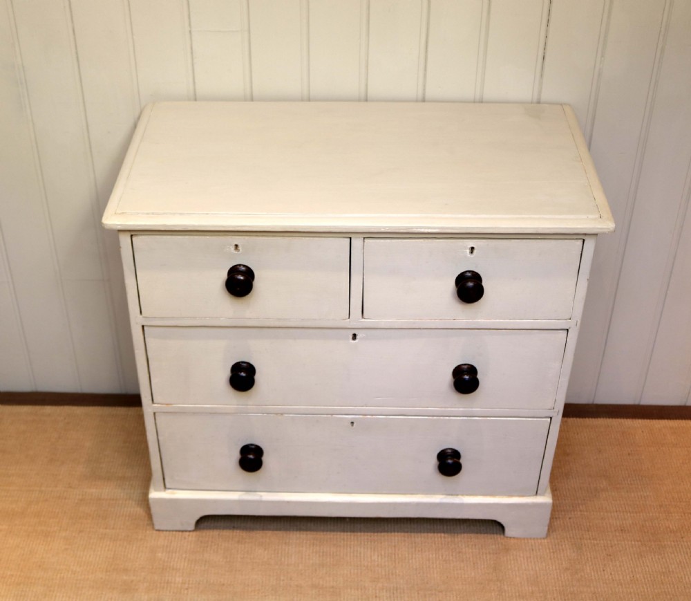 Small Proportioned Victorian Painted Chest Of Drawers View IV