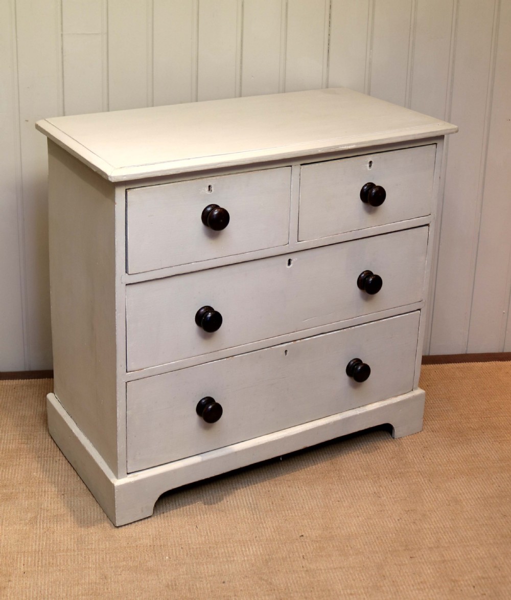 Small Proportioned Victorian Painted Chest Of Drawers View VI