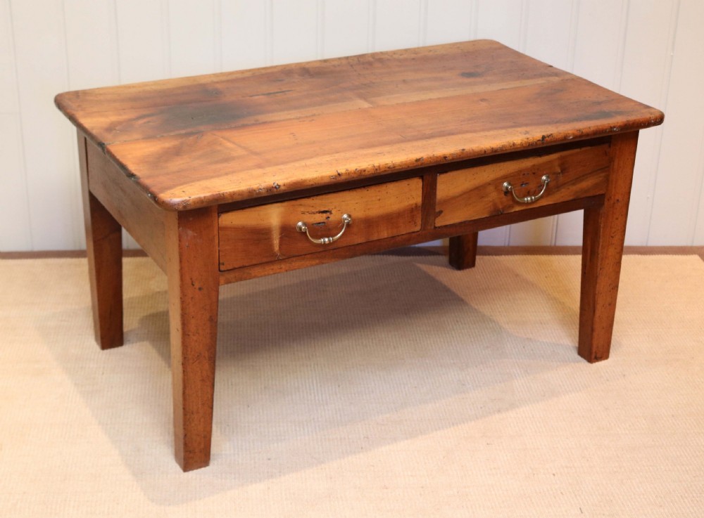 Low Cherry Wood Table  View V