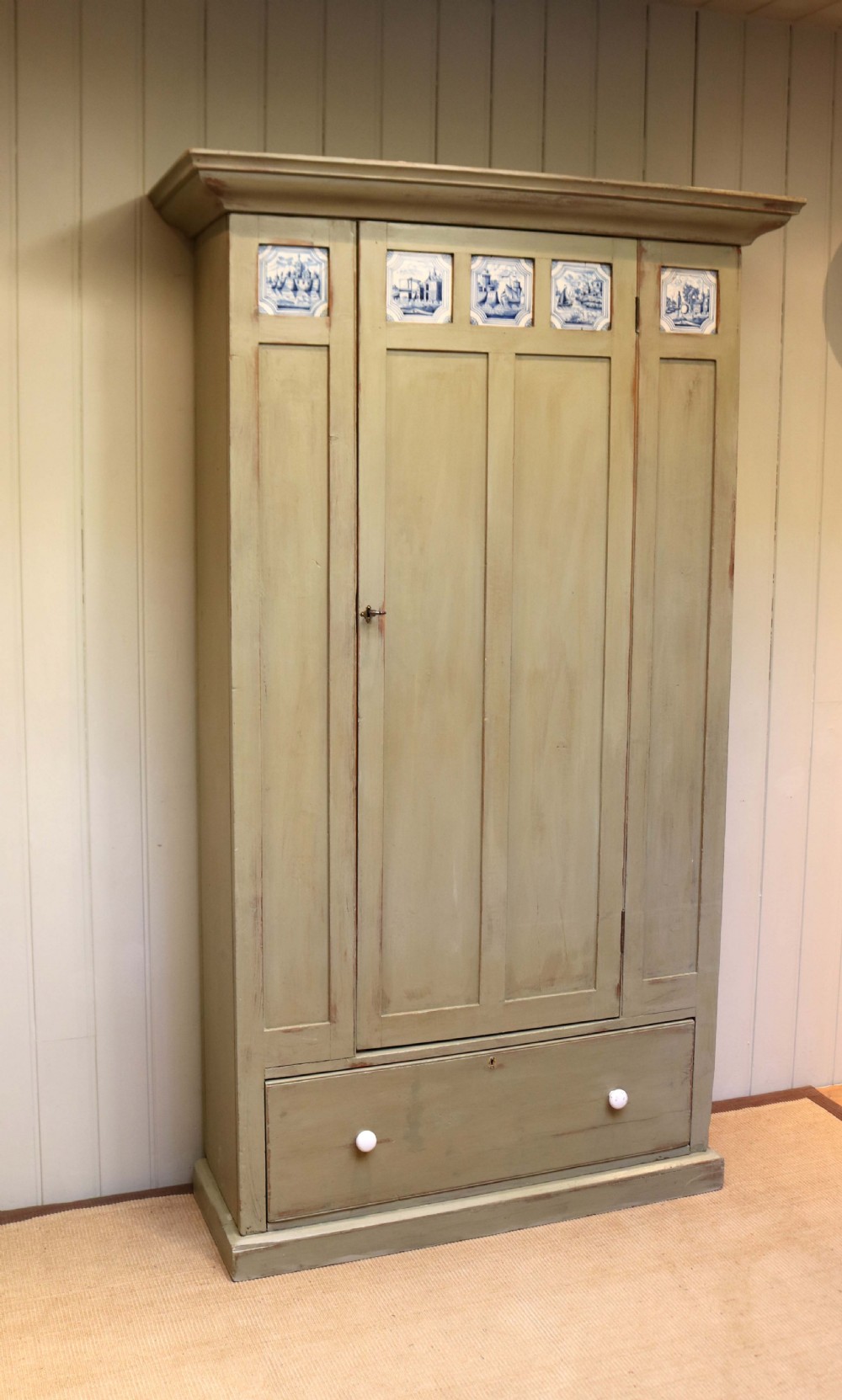 Single Door Painted Hall Cupboard 