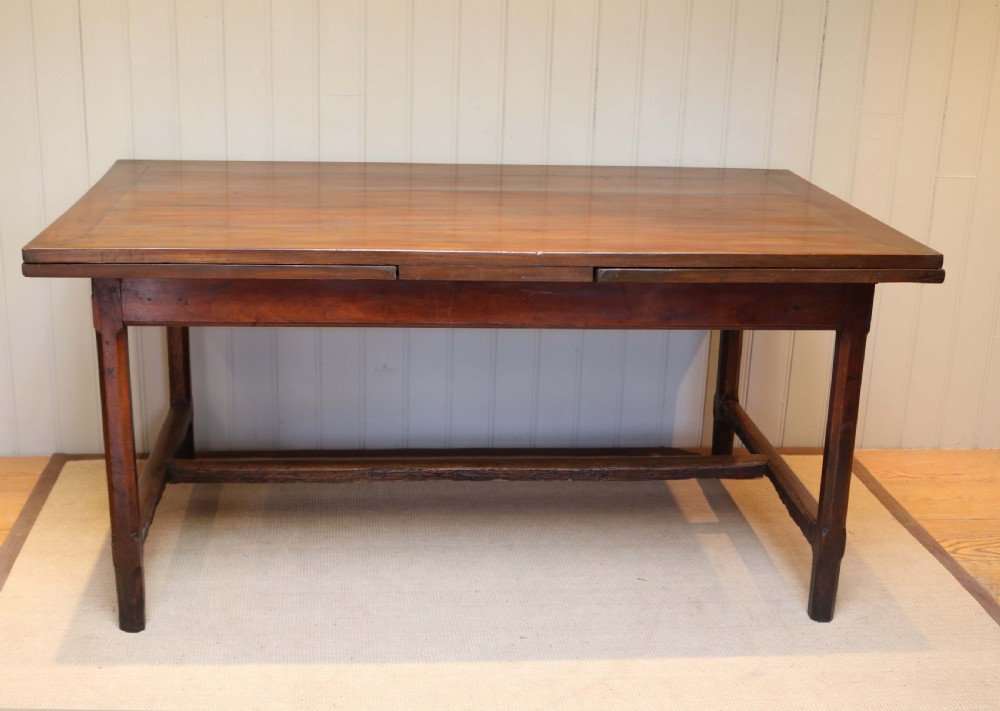 French Cherrywood Extending Farmhouse Table (France, c. 1850) View II