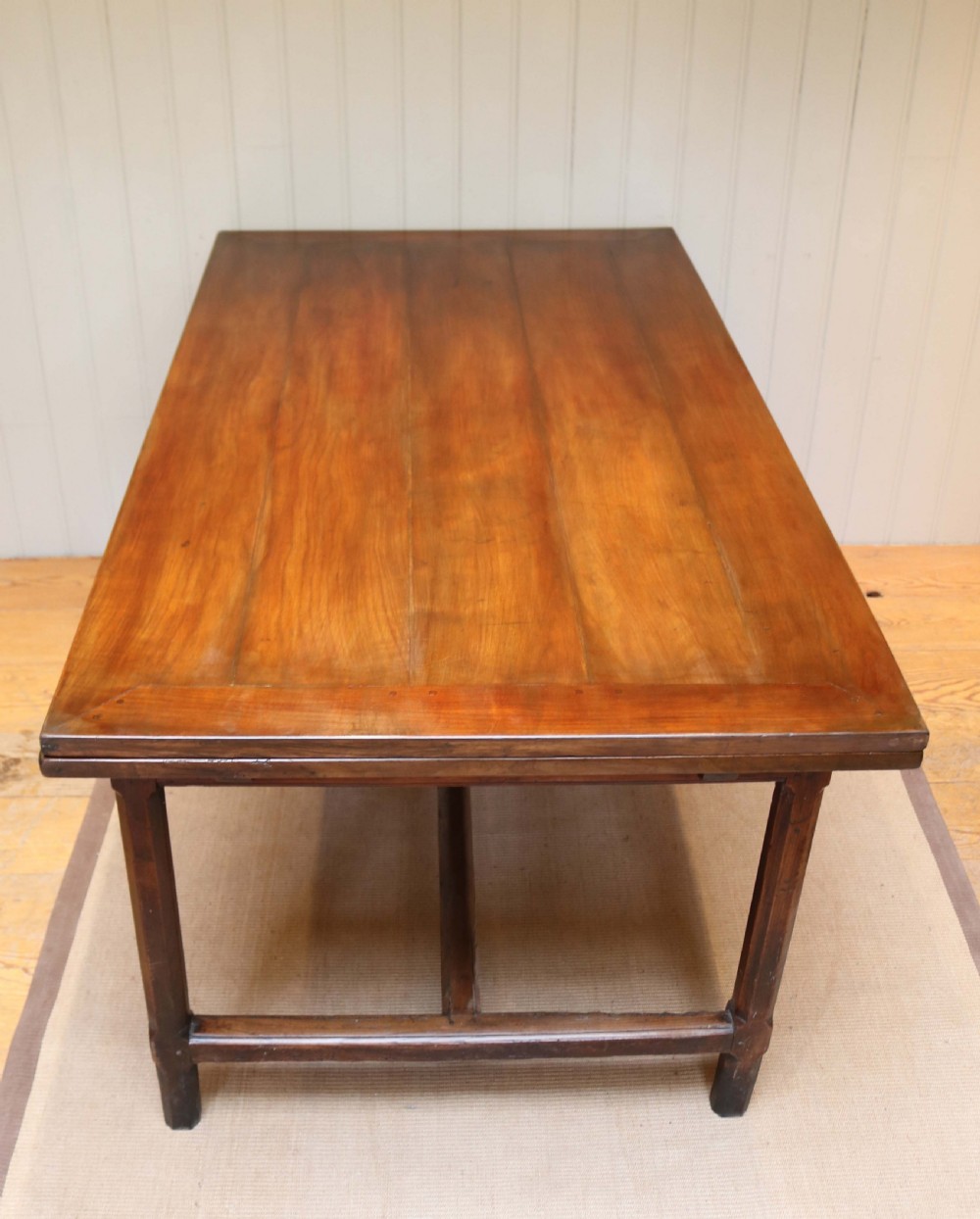 French Cherrywood Extending Farmhouse Table (France, c. 1850) View VI
