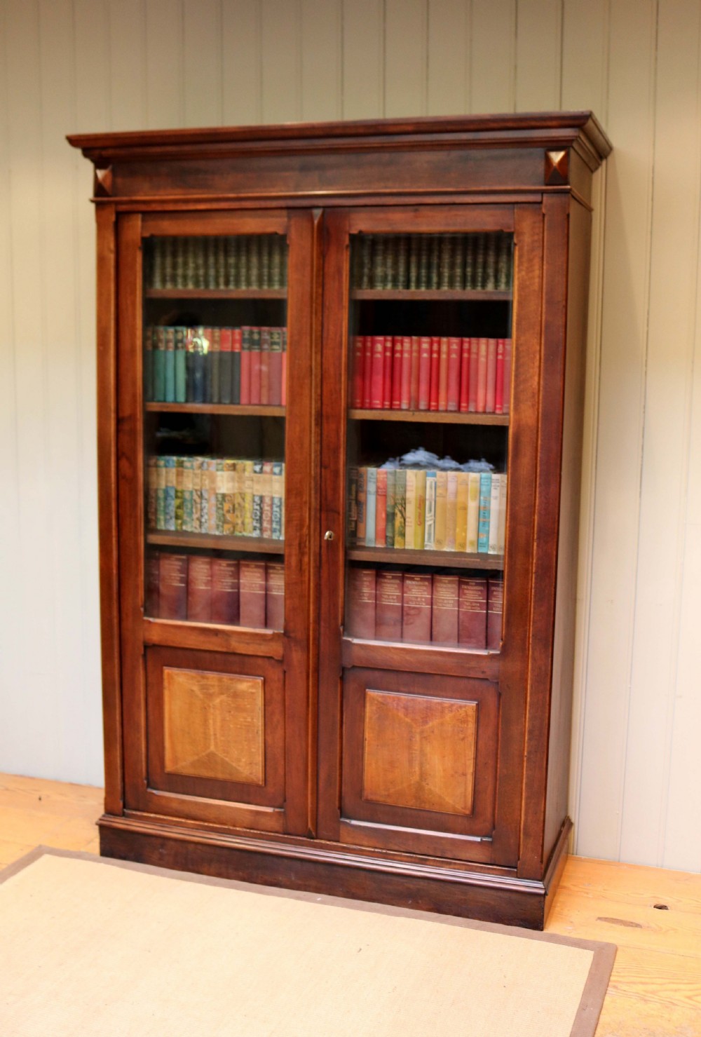 French Walnut Display Bookcase View II