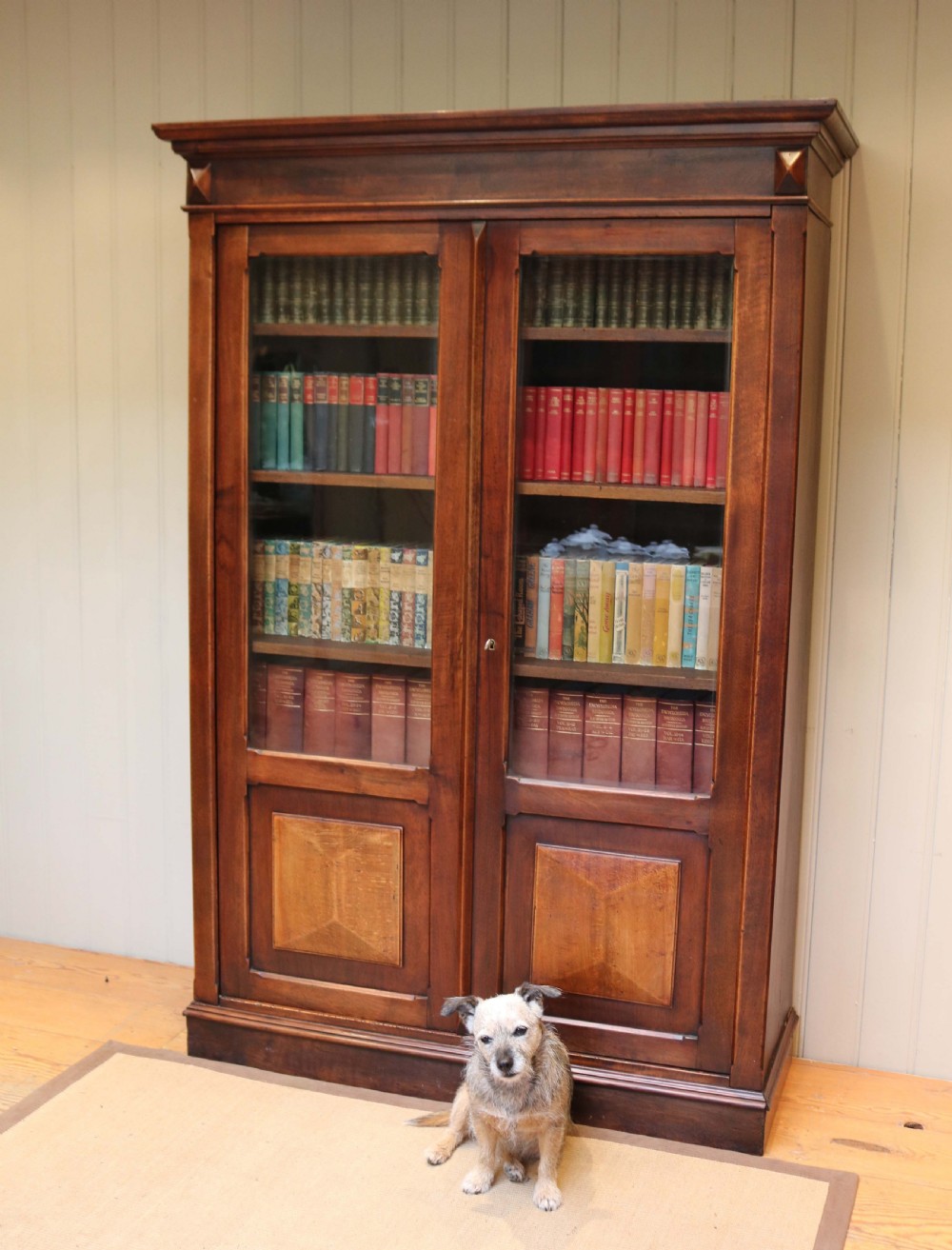 French Walnut Display Bookcase View IV