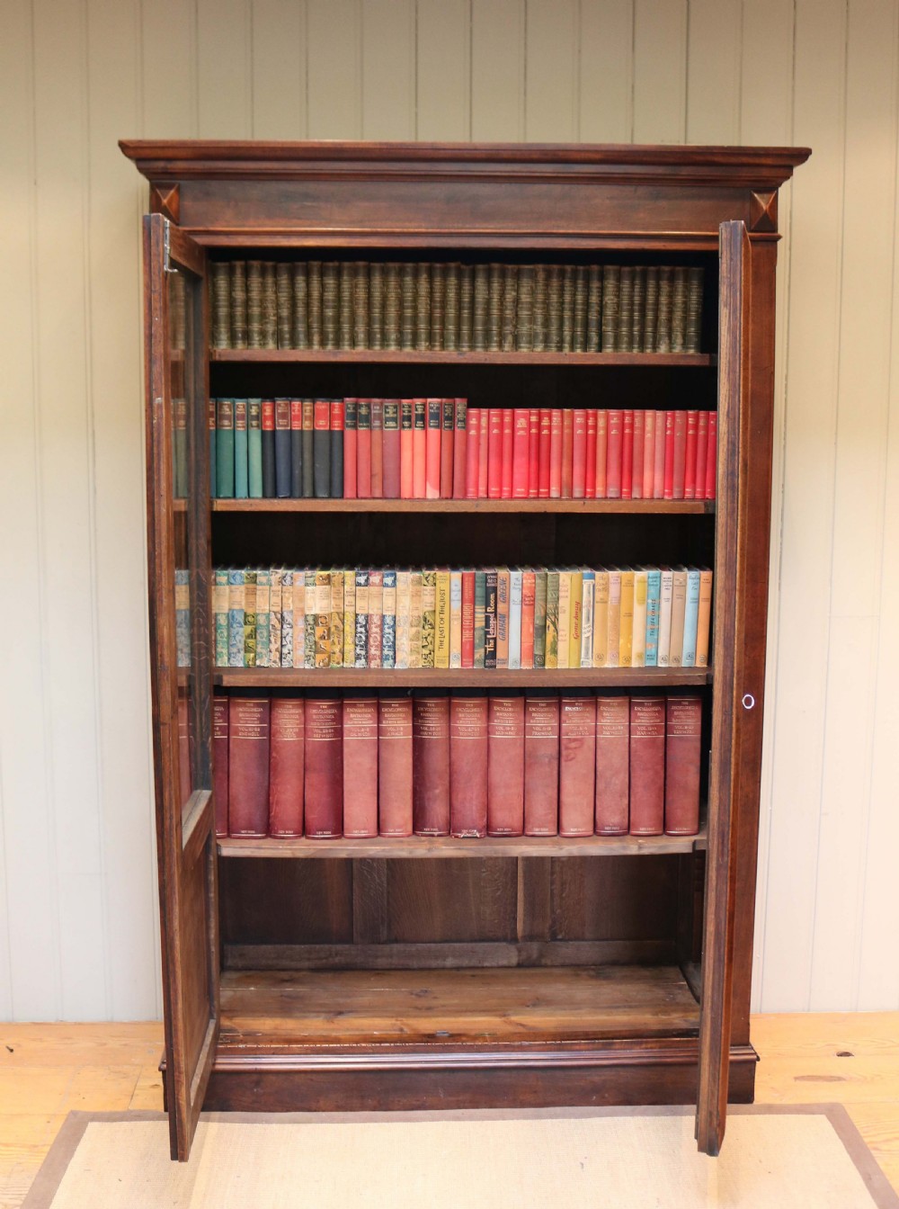 French Walnut Display Bookcase View V