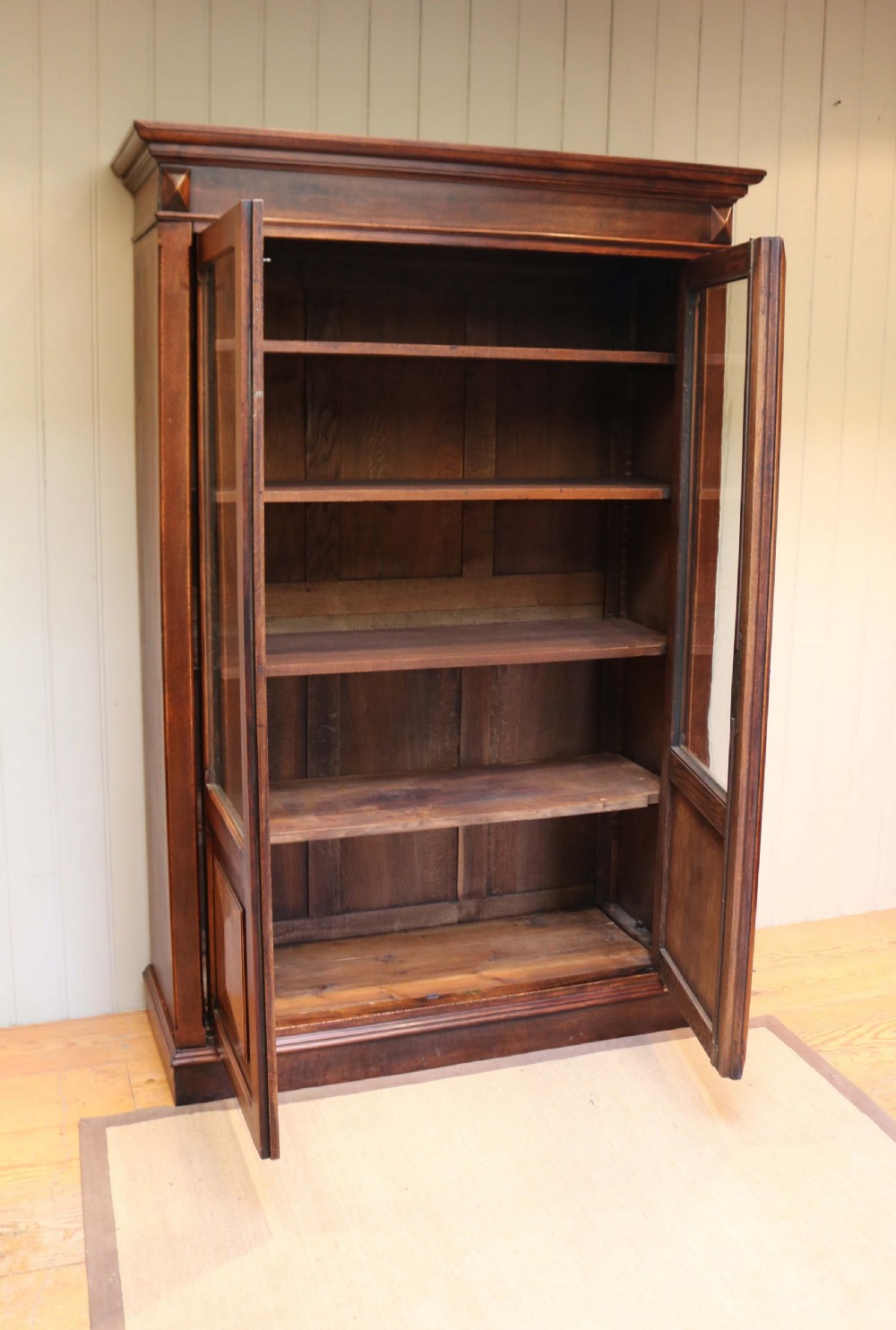 French Walnut Display Bookcase View VI