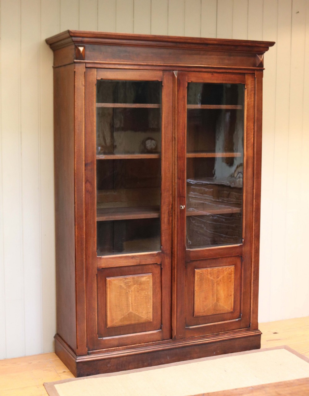 French Walnut Display Bookcase View VII