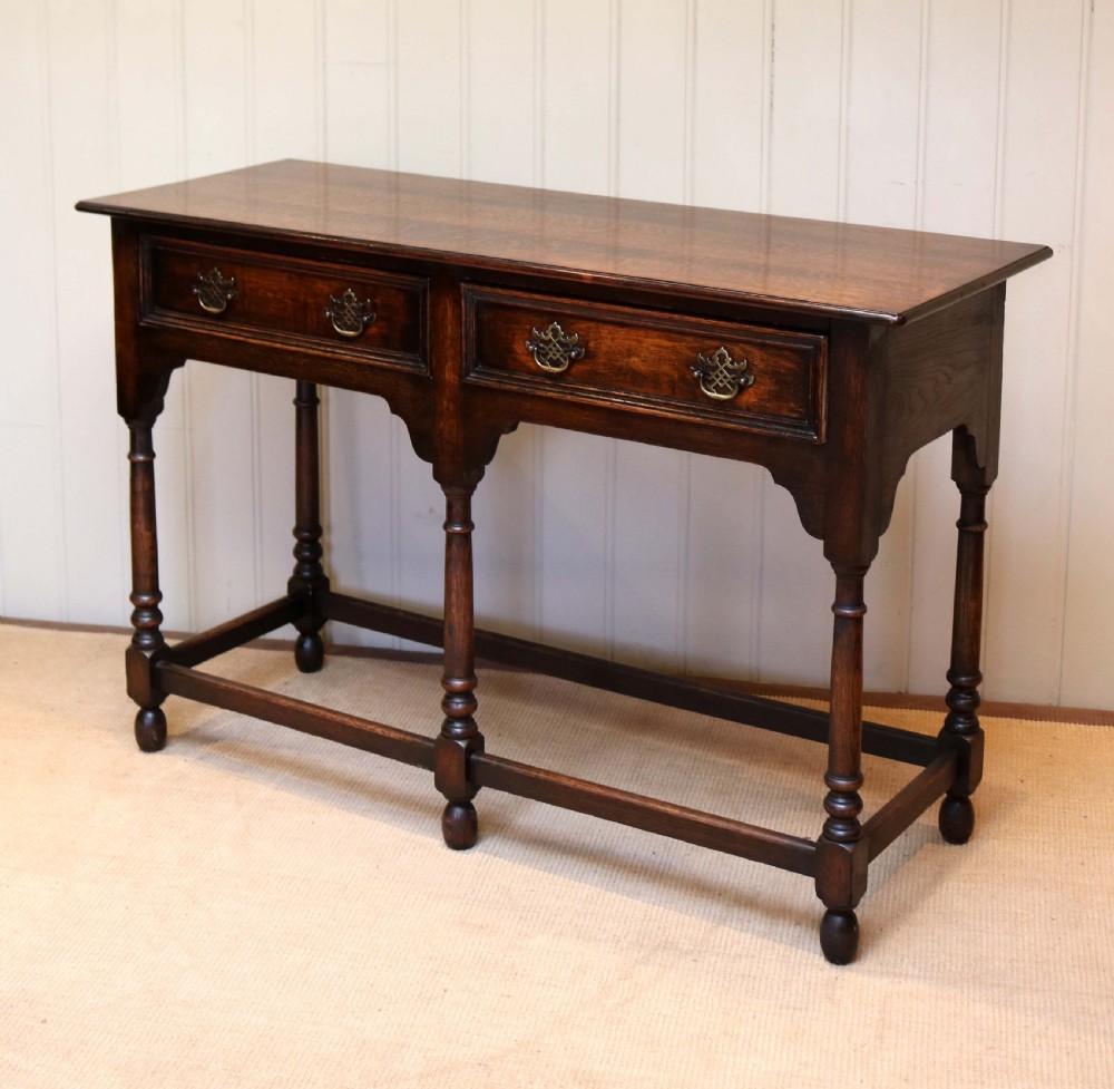 Oak Dresser Base View II