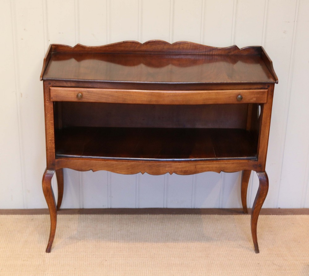 French Cherry Wood Side Cabinet View V