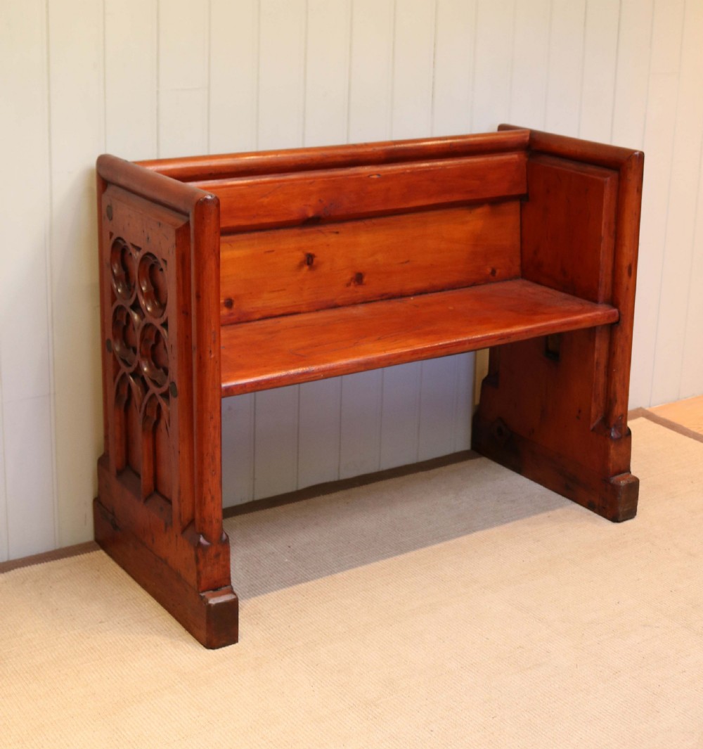 Pitch Pine Church Pew