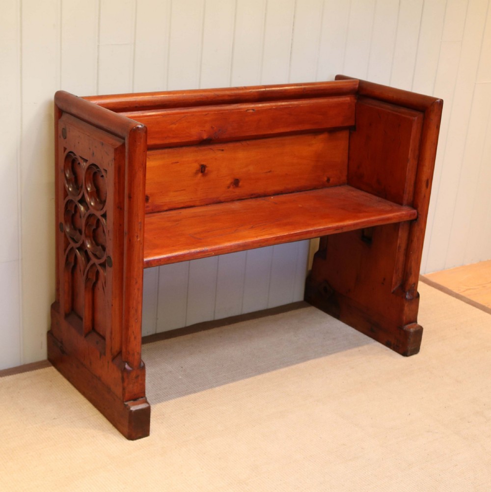Pitch Pine Church Pew View II
