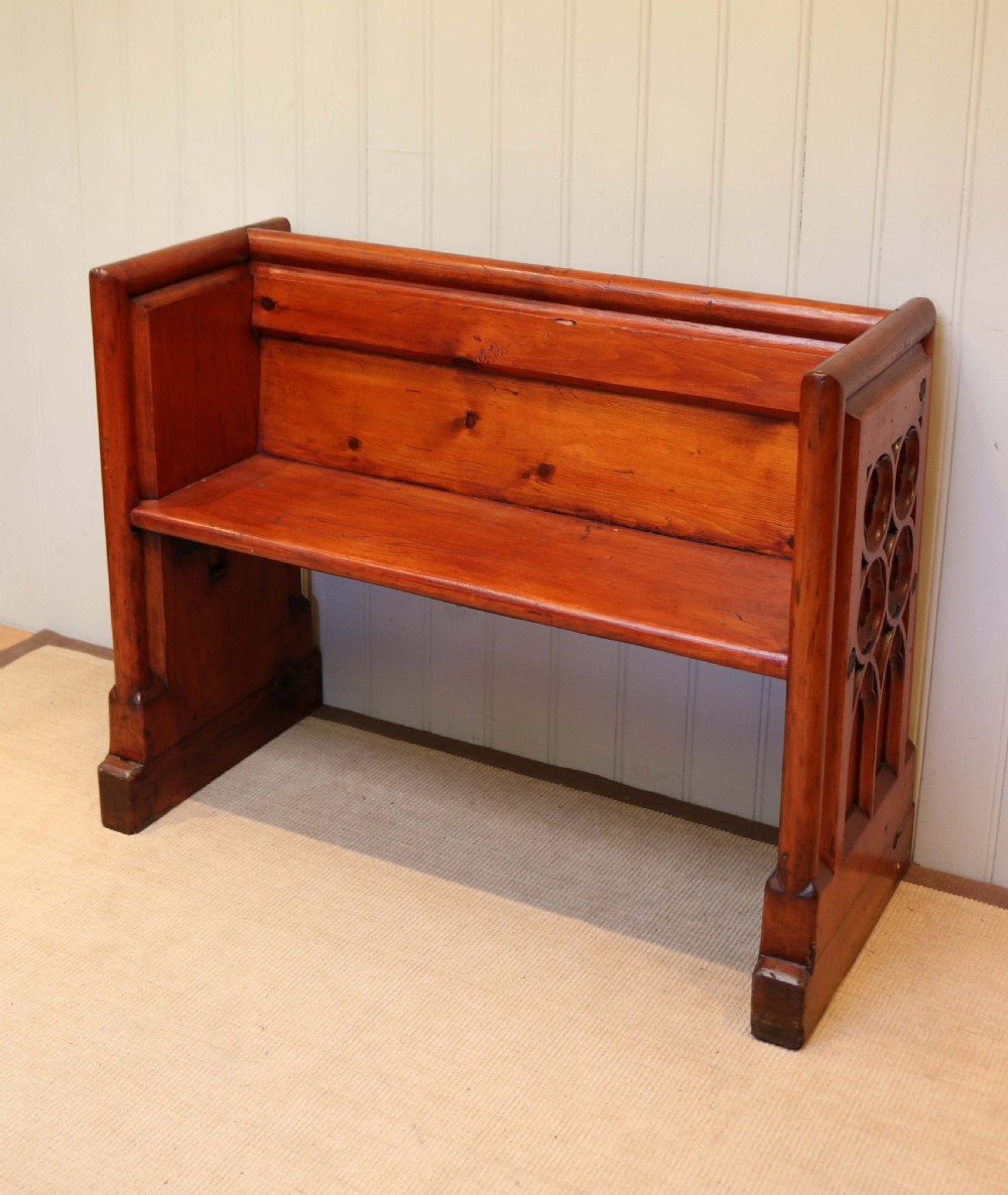 Pitch Pine Church Pew View III
