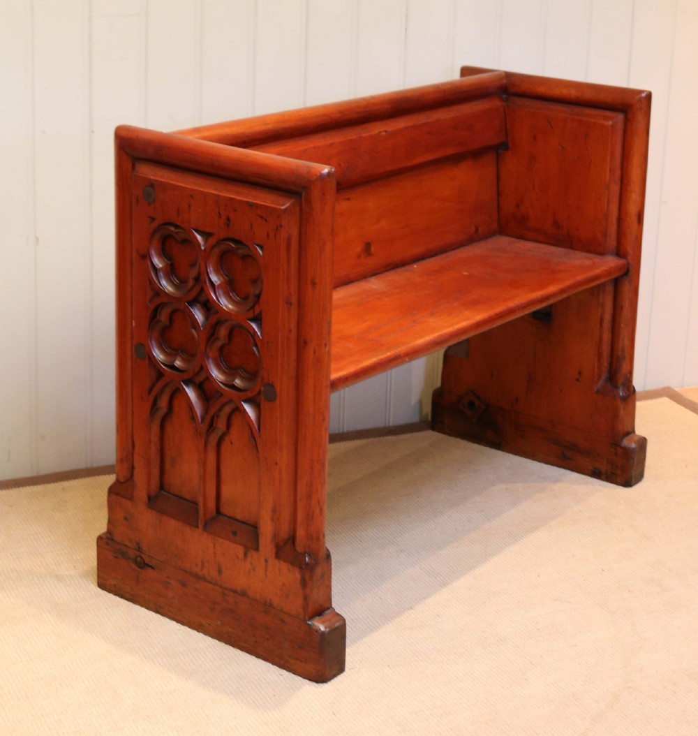 Pitch Pine Church Pew View V