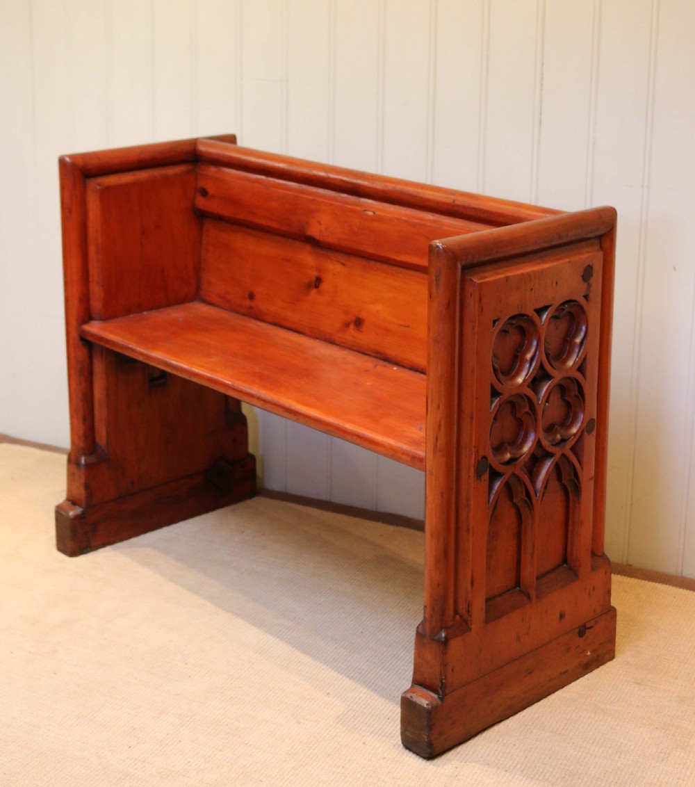 Pitch Pine Church Pew View VII