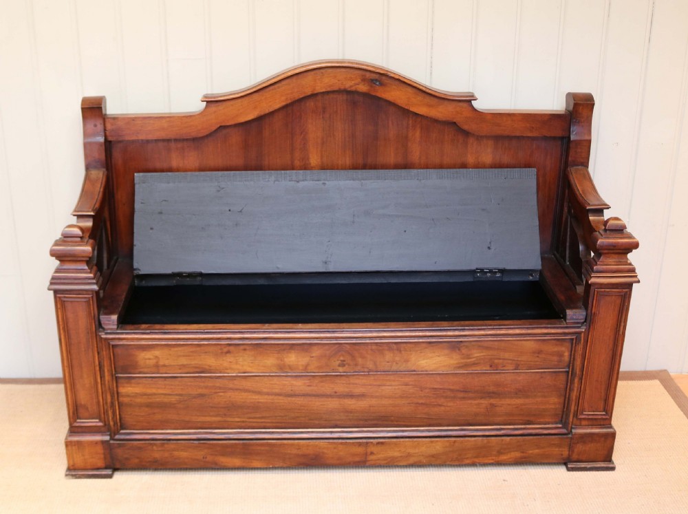 Late 19th Century French Cherry Wood Bench View III