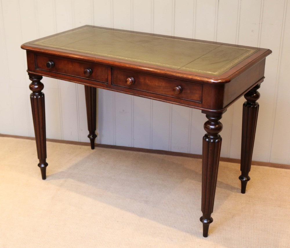 Late 19th Century Mahogany Writing Desk View VIII