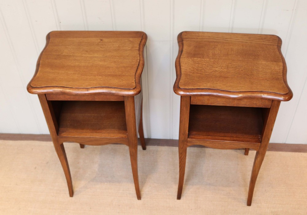 Pair Of French Oak Bedside Cabinets View VIII