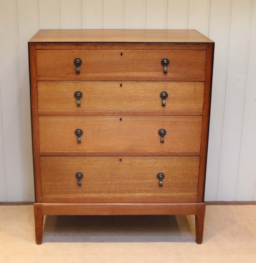 Oak Art Deco Chest Of Drawers