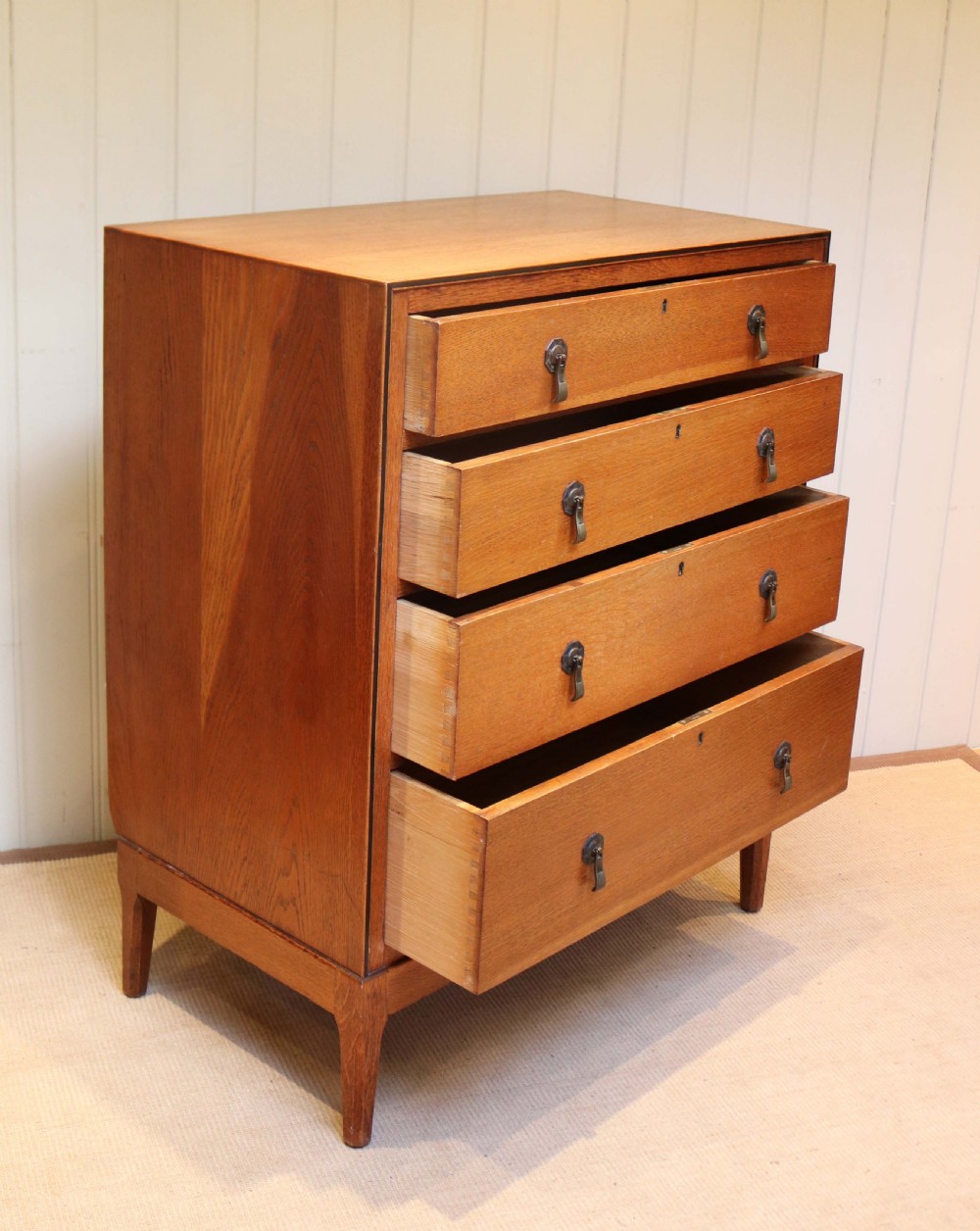 Oak Art Deco Chest Of Drawers View VI