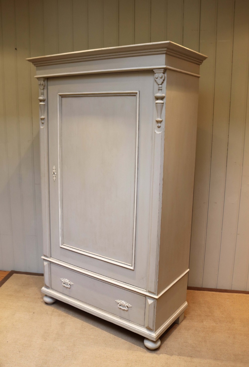 Late 19th Century Painted Continental Cupboard  View VII