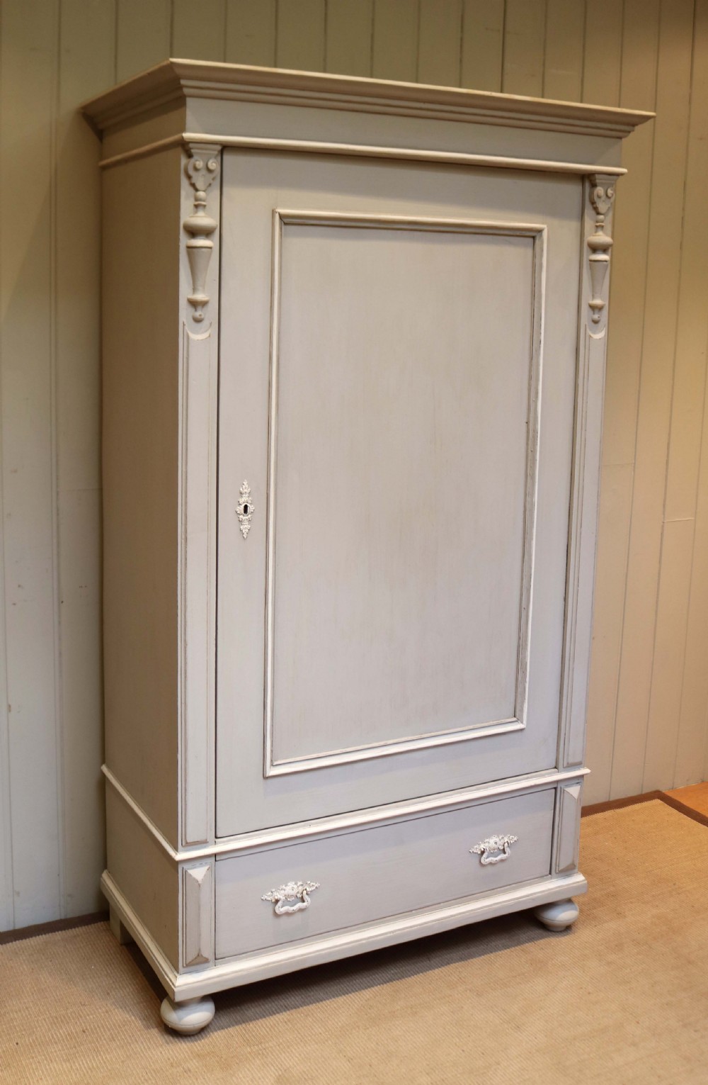 Late 19th Century Painted Continental Cupboard  View VIII