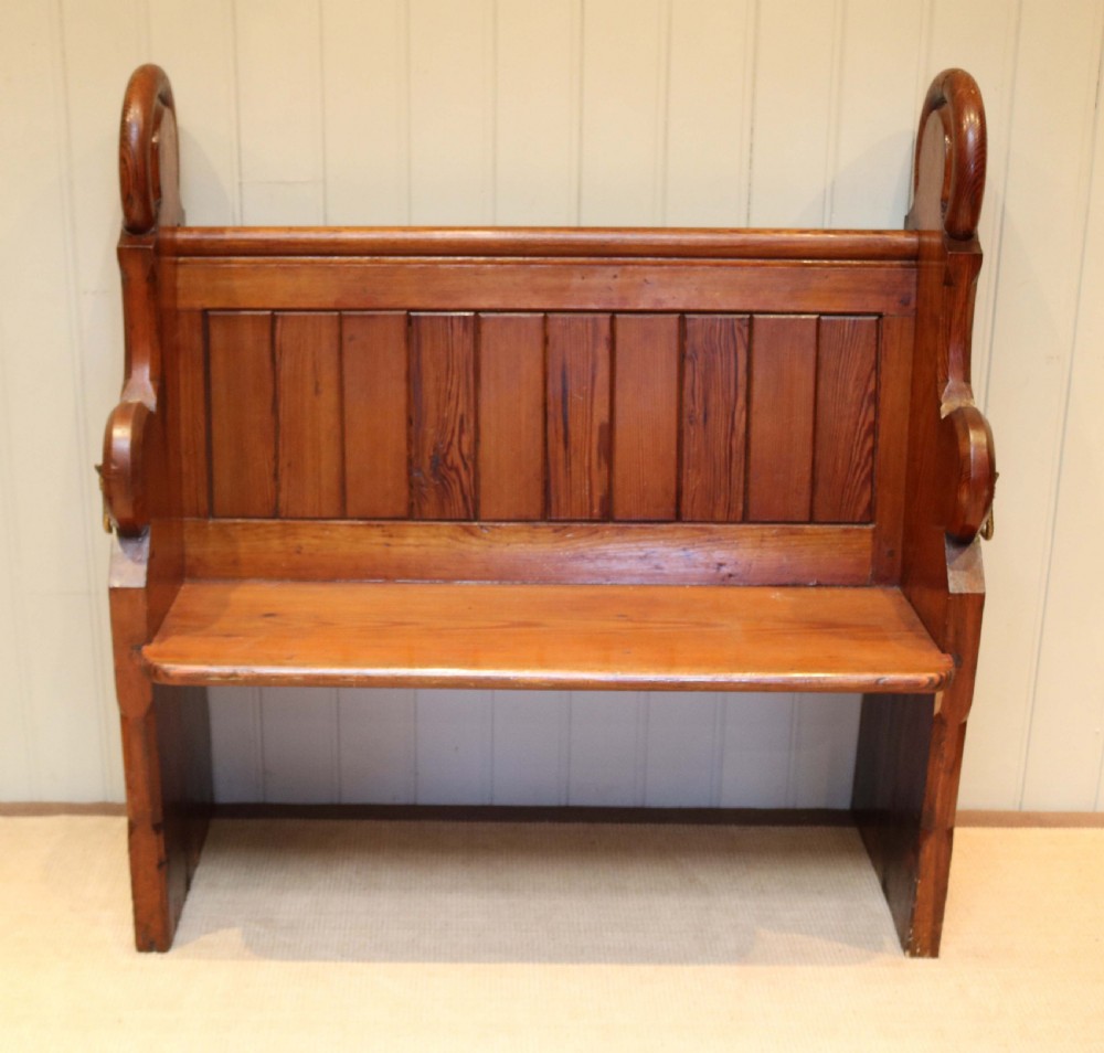 Pitch Pine Church Pew  View II
