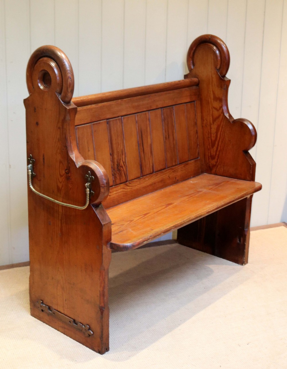 Pitch Pine Church Pew  View III