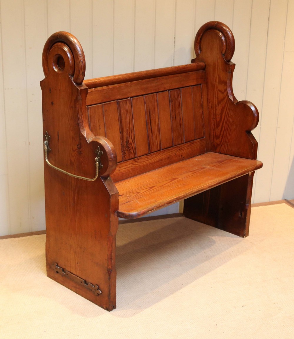 Pitch Pine Church Pew  View VII