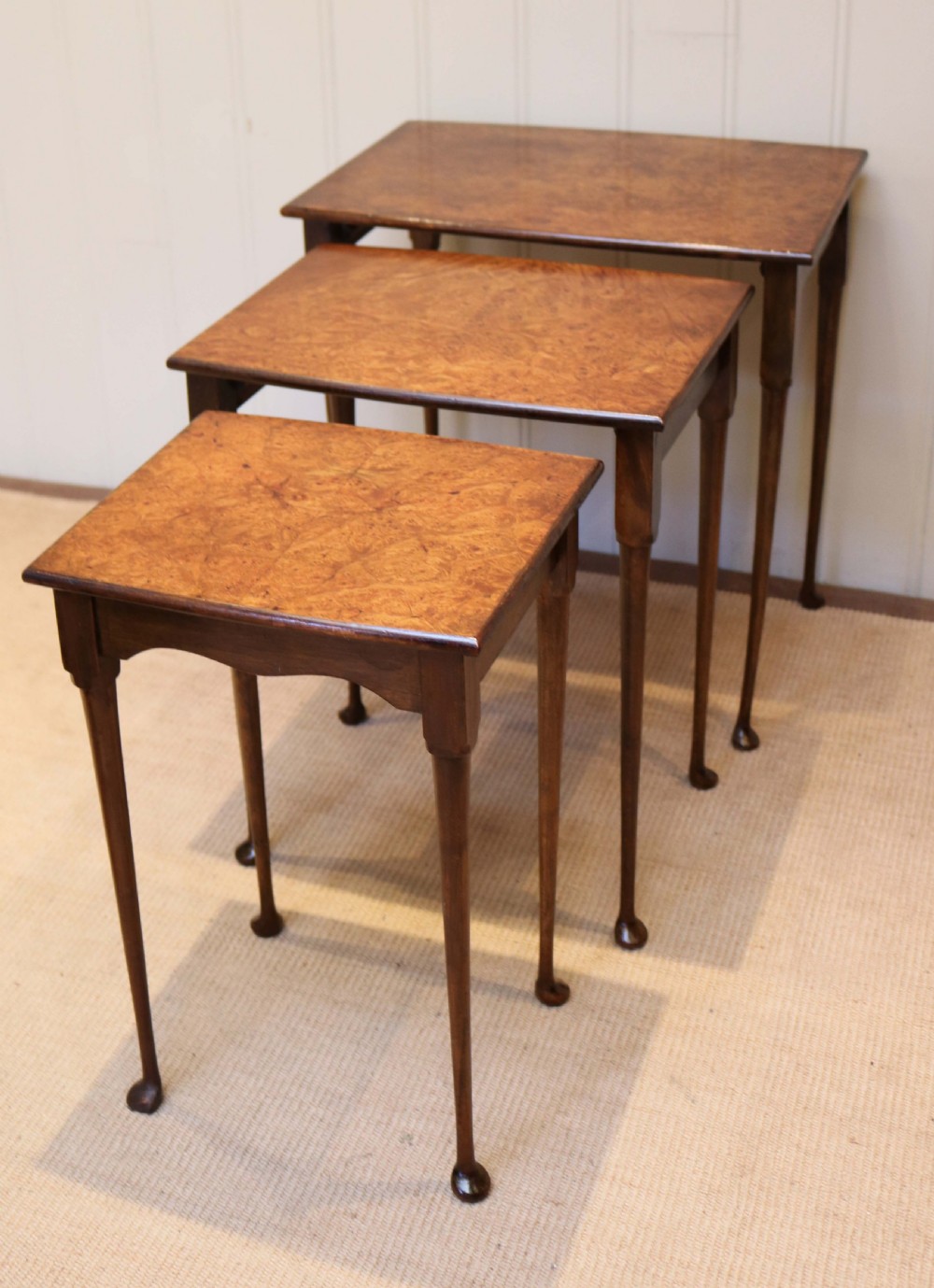 Walnut Nest Of Tables View VI