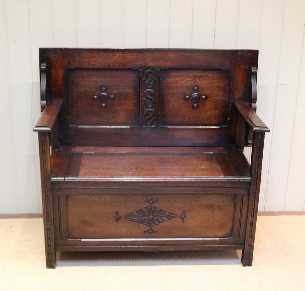 Oak Monks Bench View IV