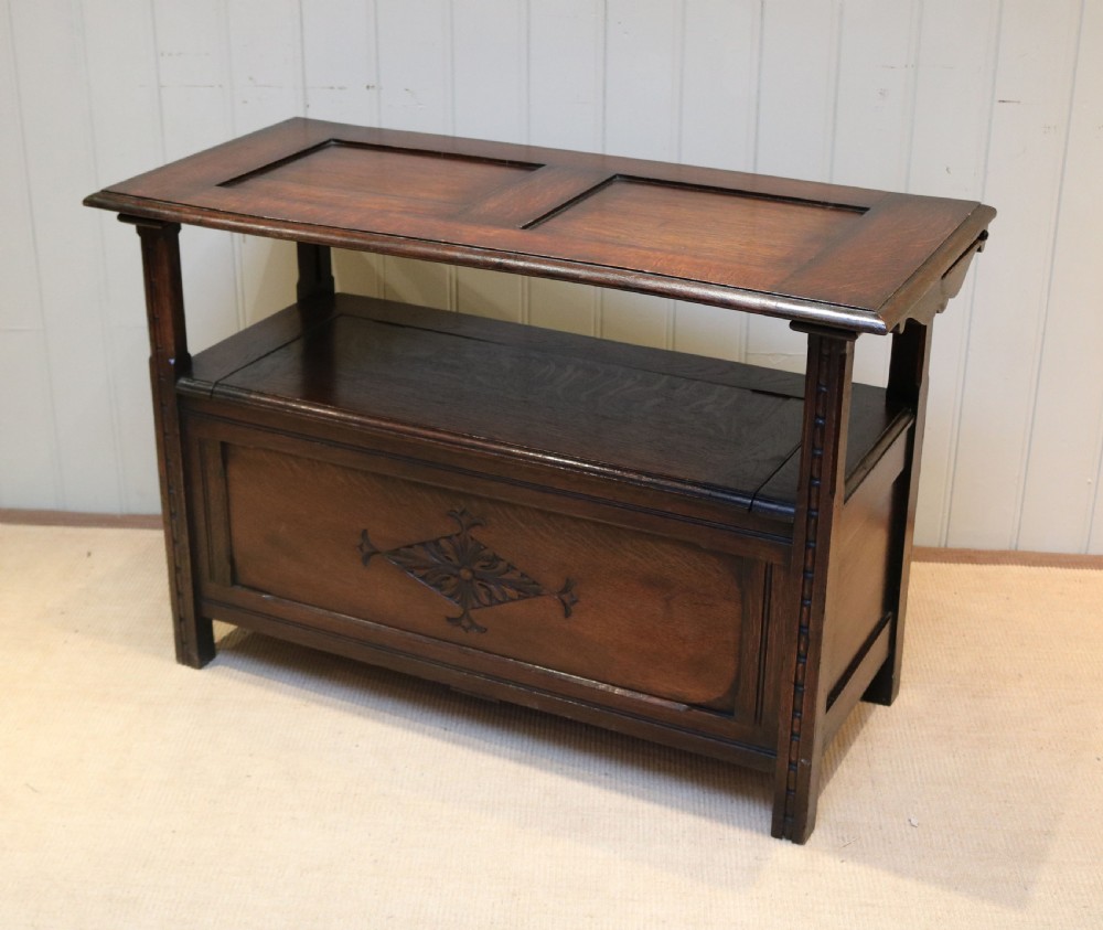 Oak Monks Bench View VII