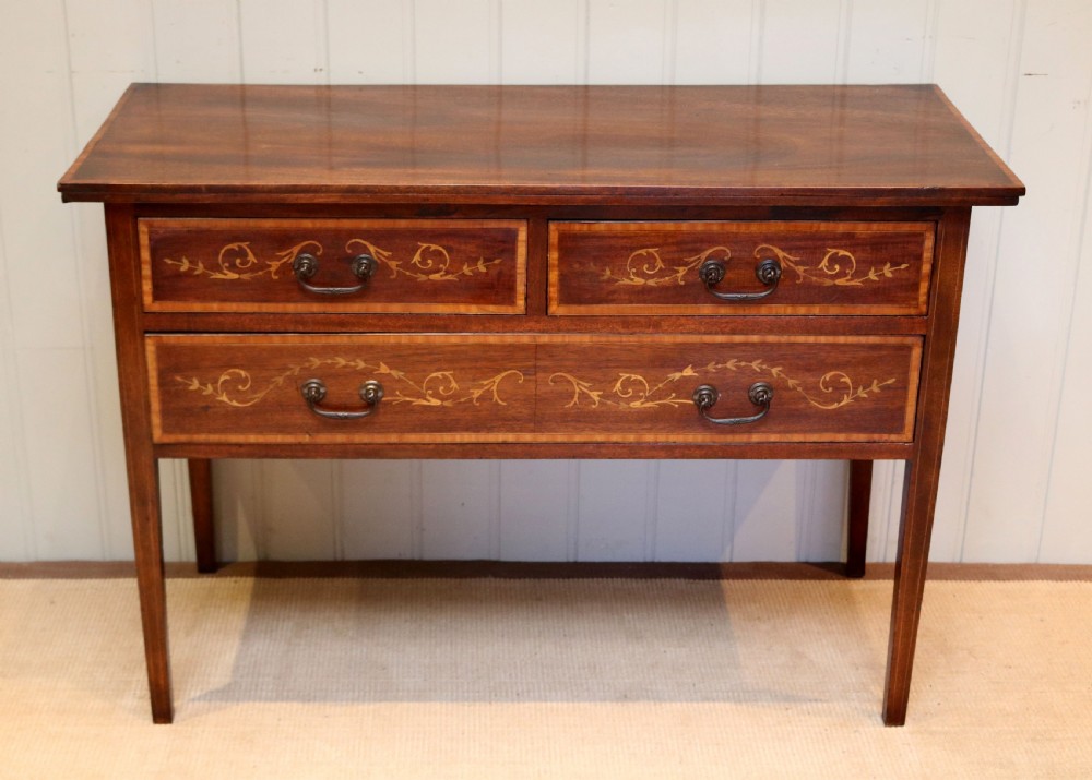 Edwardian Inlaid Side Cabinet
