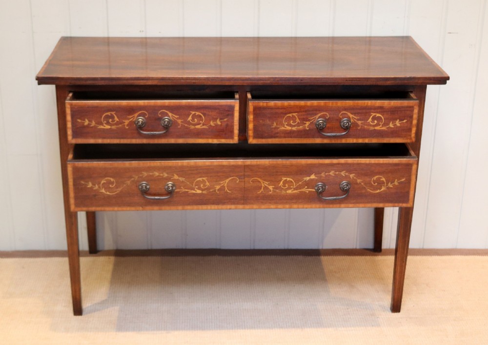 Edwardian Inlaid Side Cabinet View IV