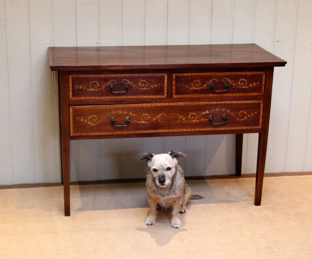 Edwardian Inlaid Side Cabinet View V