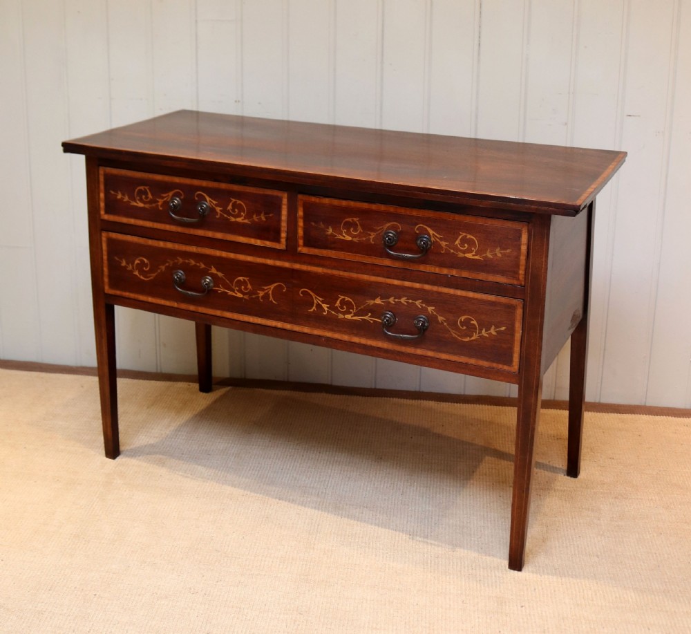 Edwardian Inlaid Side Cabinet View VII