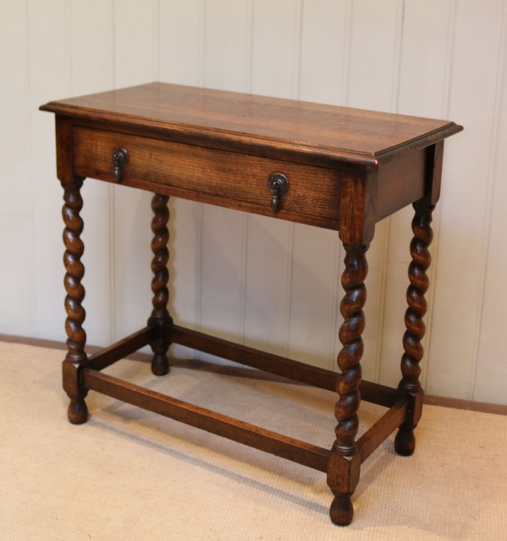 1920s Oak Side Table  View VII