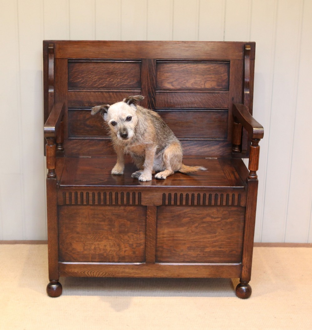 Oak Monks Bench View IV