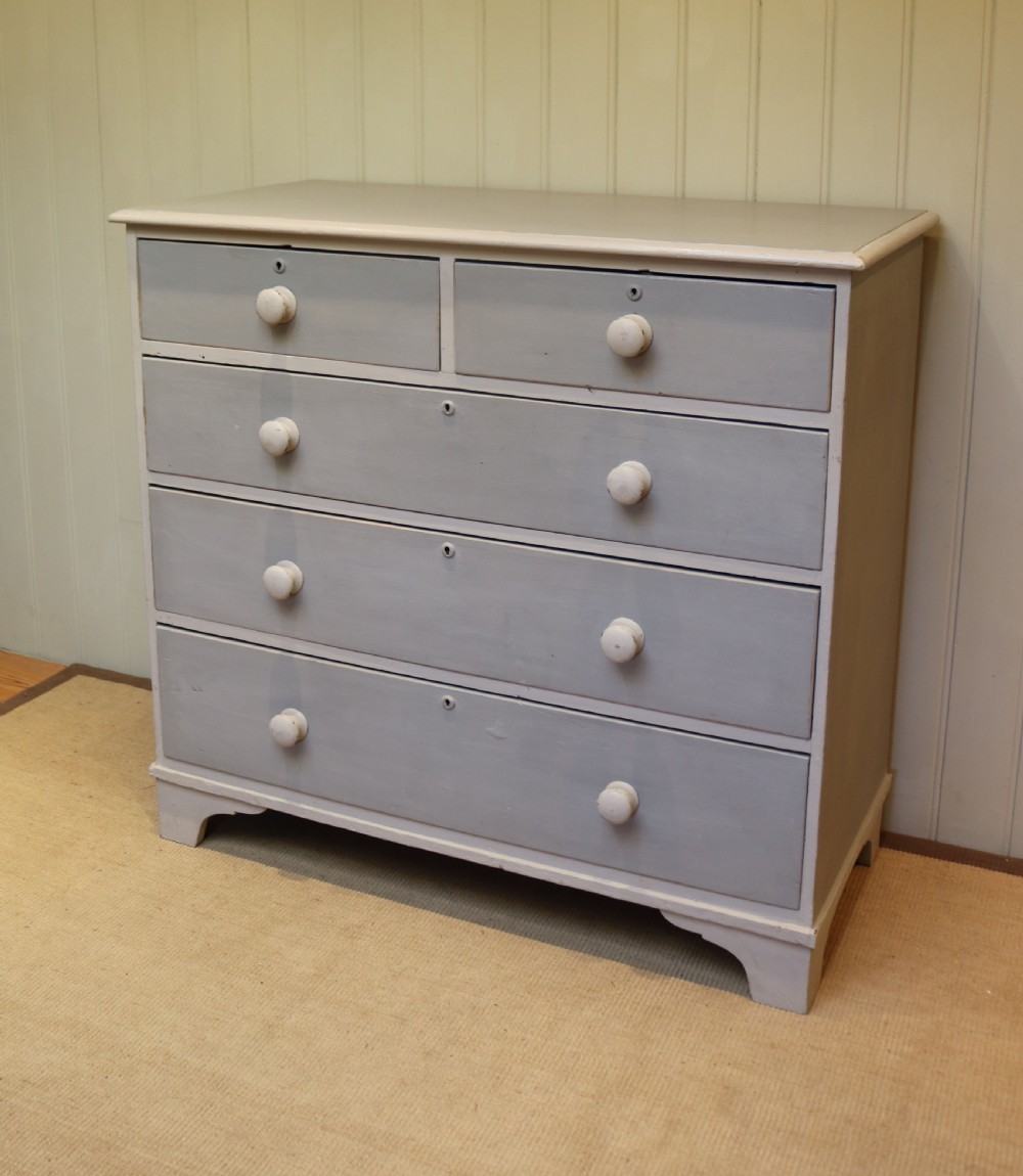 Large Painted Chest Of Drawers  View III