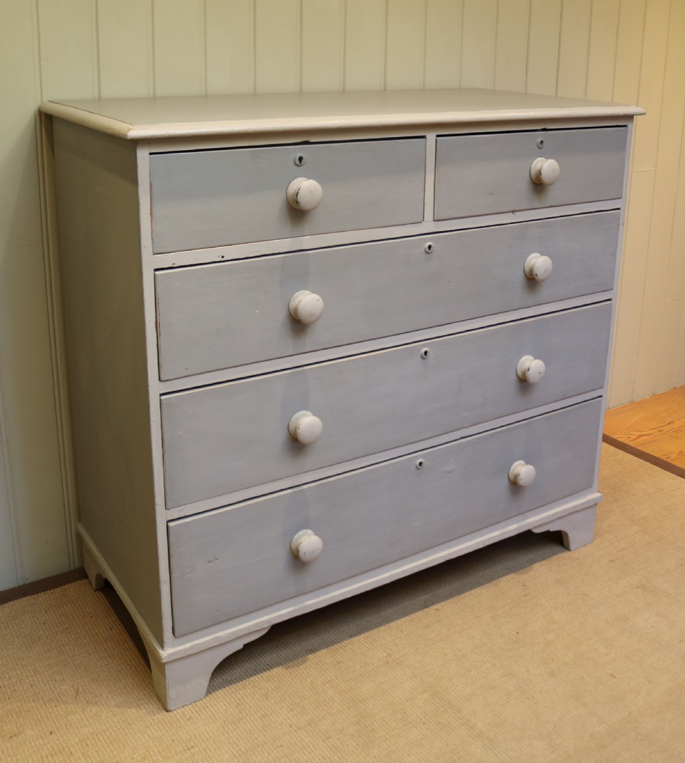 Large Painted Chest Of Drawers  View IV