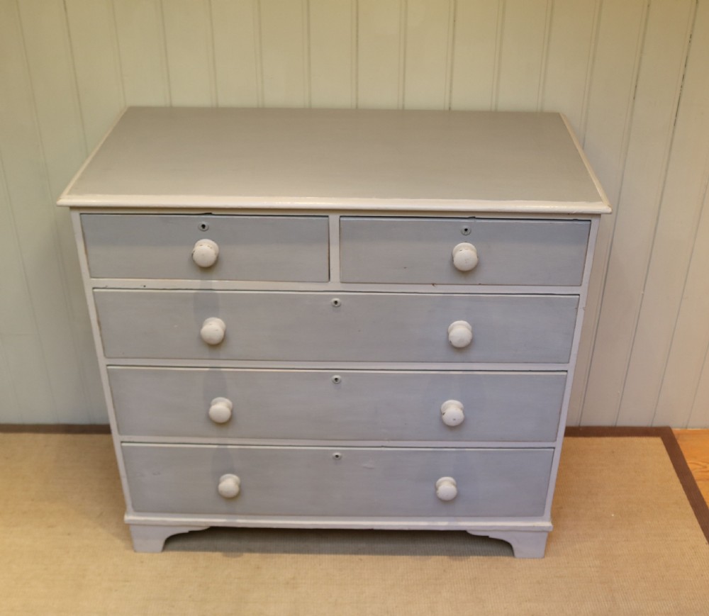 Large Painted Chest Of Drawers  View VI