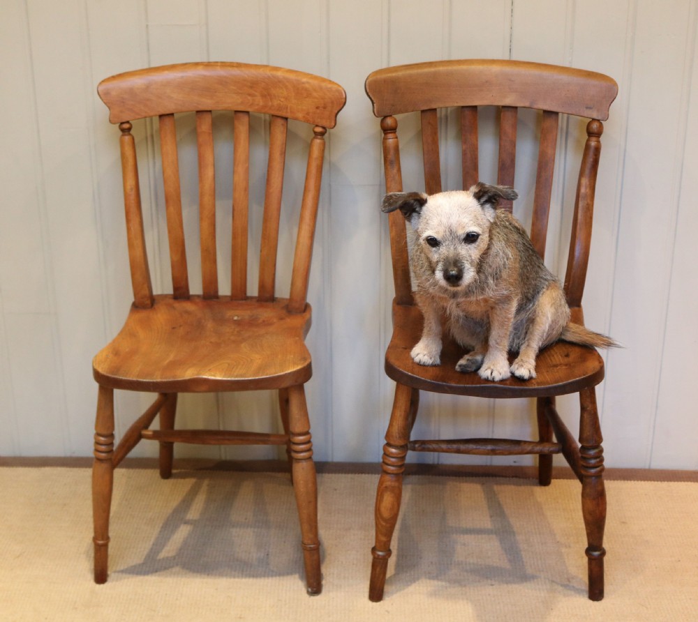 Set Of Four Beech And Elm Chairs View VII